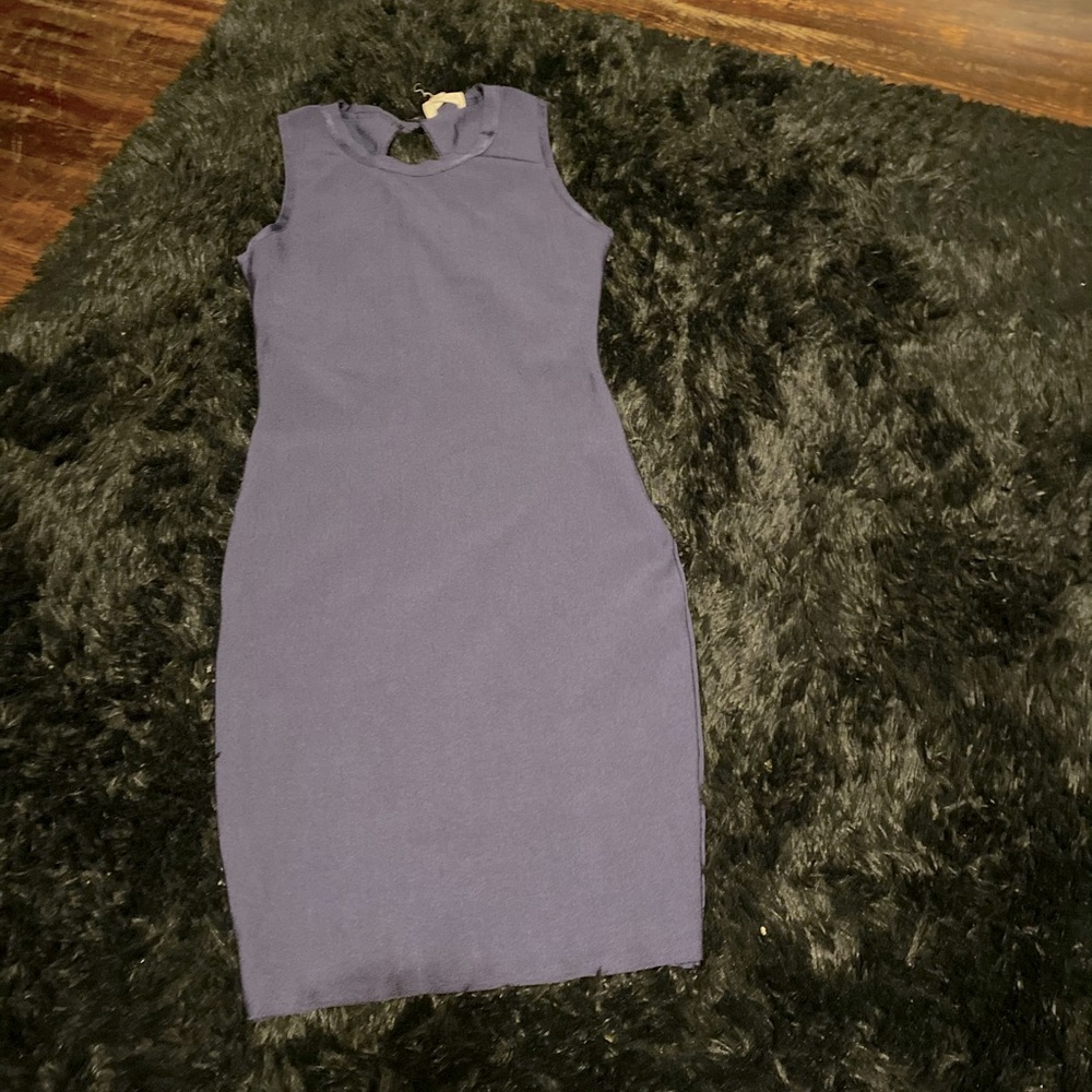 Blue Fitted Dress